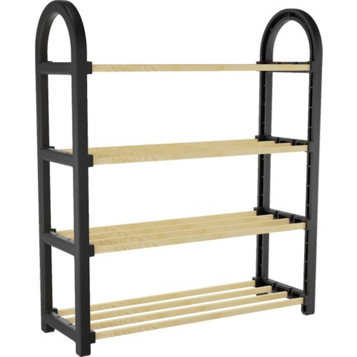 Stickwood 4 Katlı Masif Ahşap AYAKKABILIK SW 5004