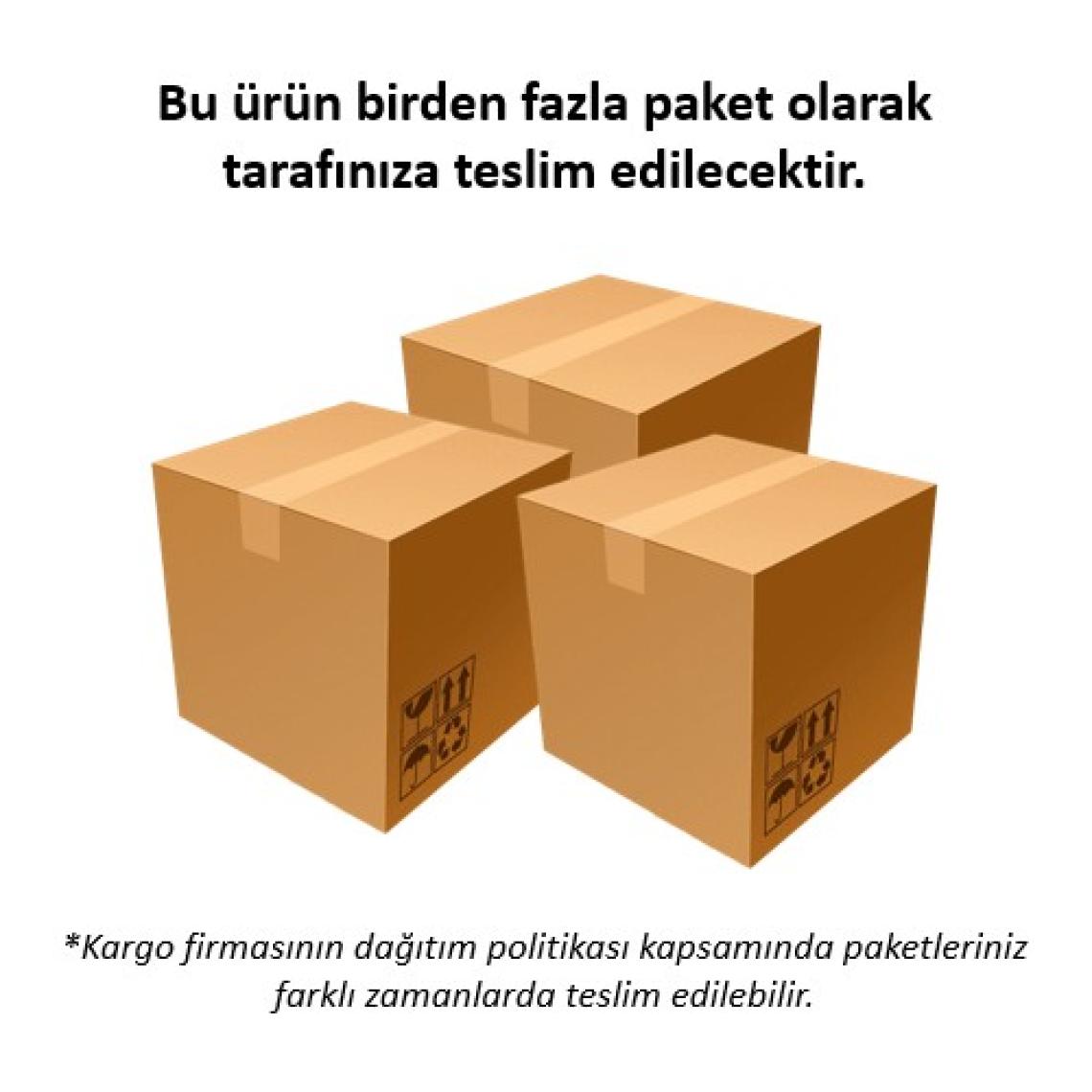 Bofigo Düşer Kapak Ayakkabılık Kayar Raflı Ayakkabılık 3 Bölmeli Ayakkabılık Safir