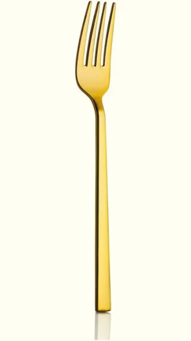 Avcı Klas Titanyum Gold 12 Adet Tatlı Çatalı 2,5 mm