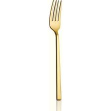 Avcı Klas Titanyum Gold 6 Adet Tatlı Çatalı 18/10 Paslanmaz Çelik 2,5 mm