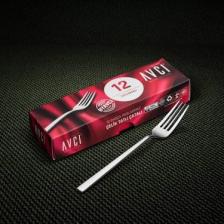 Avcı Klas 6 Adet Tatlı Çatalı 18/10 Paslanmaz Çelik 2,5mm