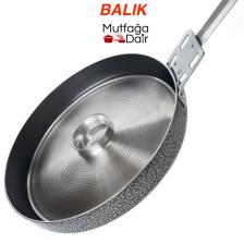 30 cm Kapaklı Tava - Yufka Börek Balık Kızartma Bazlama