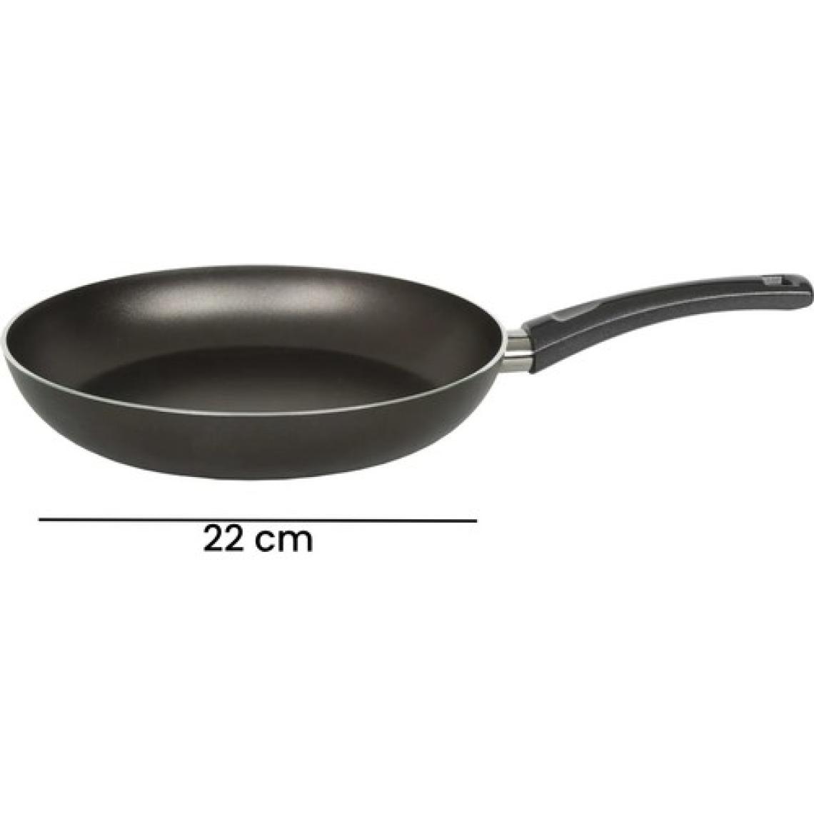 Mehtap Onyx Çift Taraflı 22 cm Teflon Tava