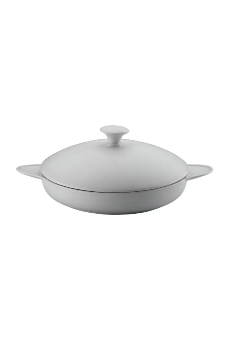 Porflame Porselen 25 Cm Kapaklı Tava