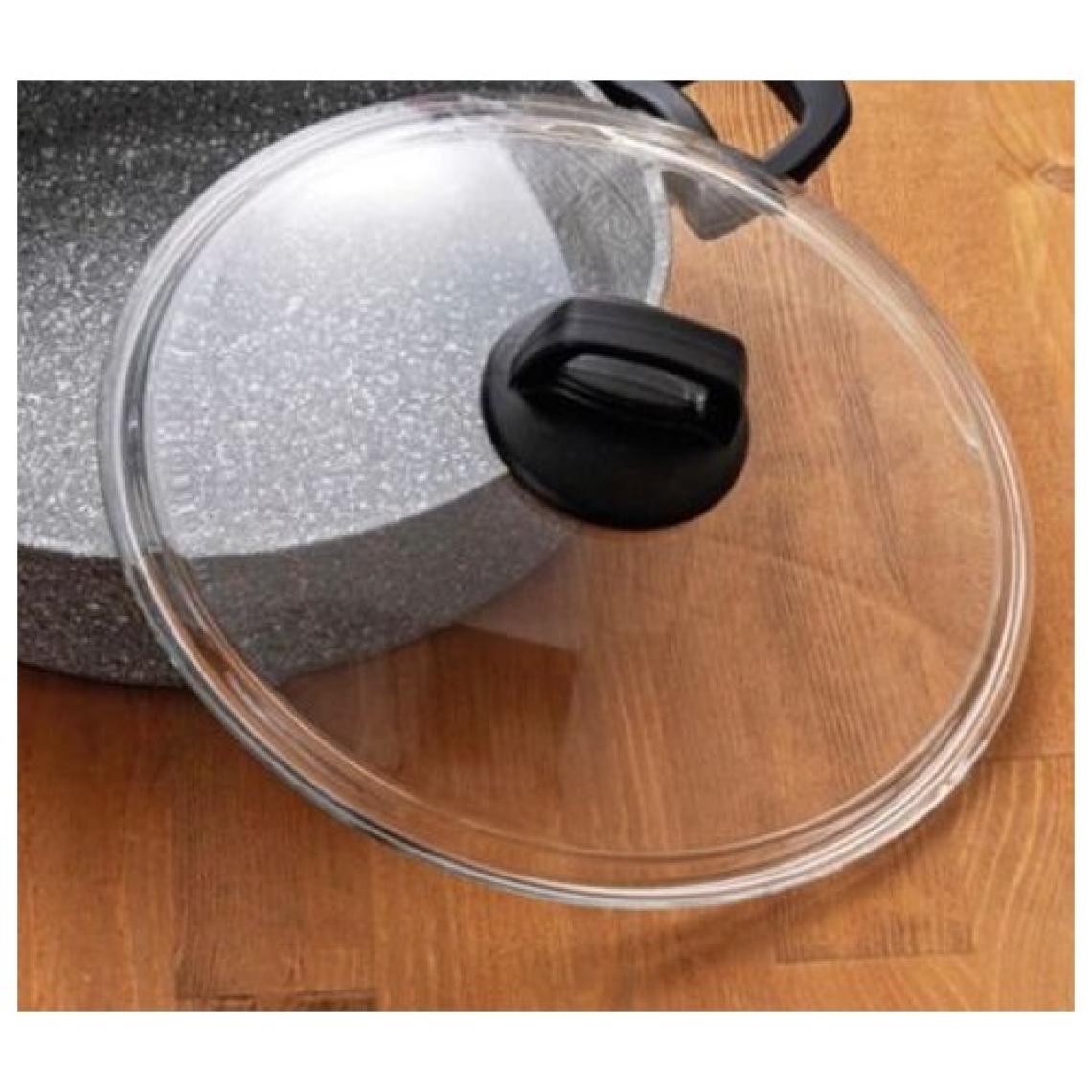 Arcak2 Karaca Kulp + 26 cm Tencere Sahan Tava Cam Kapağı