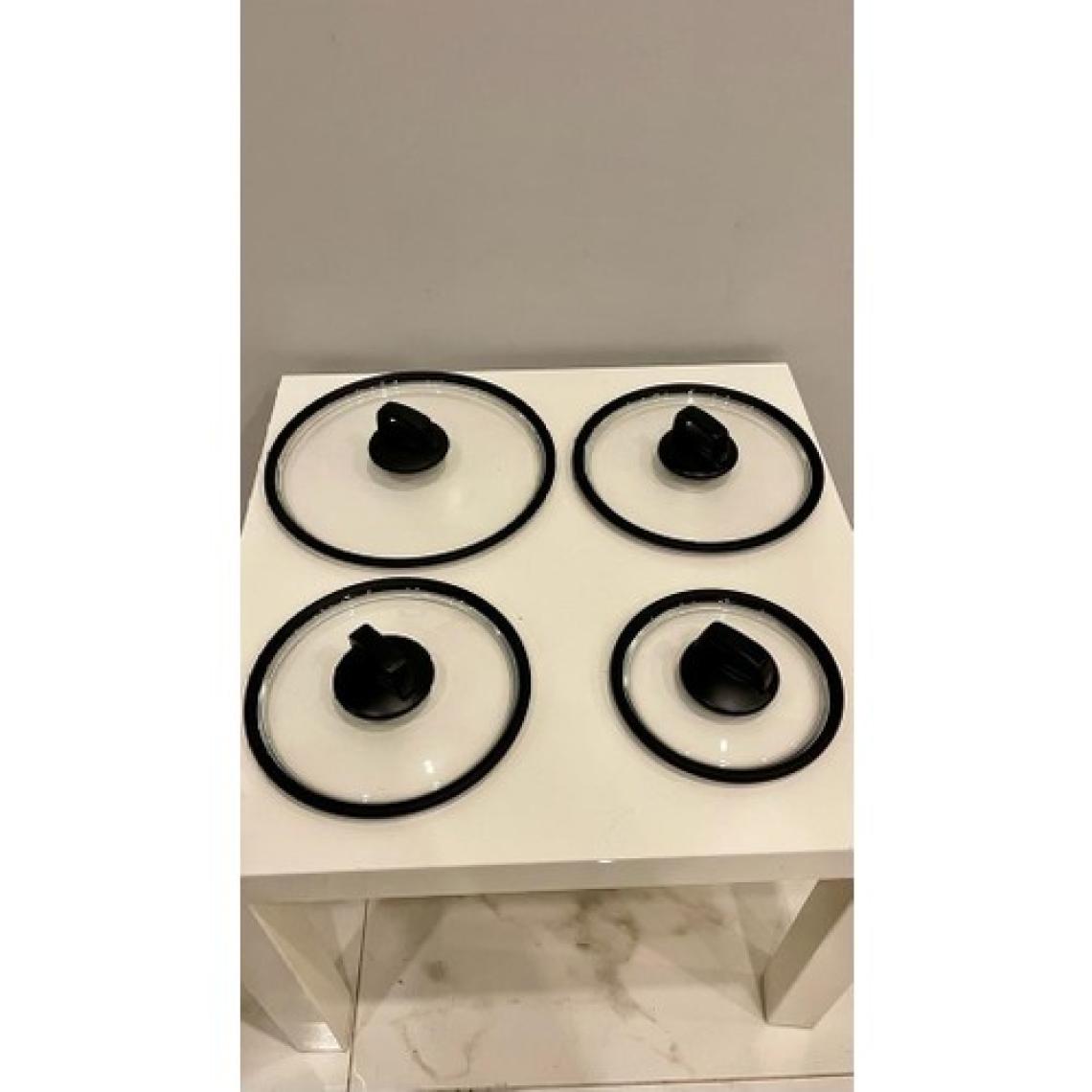 Casa Milano Siyah S Silikon 22 cm Cam Kapak & Tepe