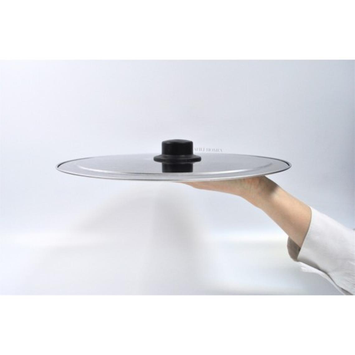 Afili Home 30 cm Paslanmaz Çelik Tava Kapağı, Metal Balık Tava Kapağı,30 cm Tavalara Uygun Kapak, Yağ Sıçratmaz Tava Tencere Kapağı