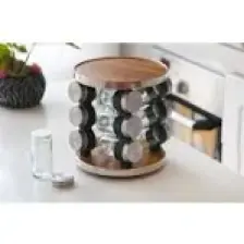 Gönül Baharat Seti 12'li Döner Standlı Ahşap G2711