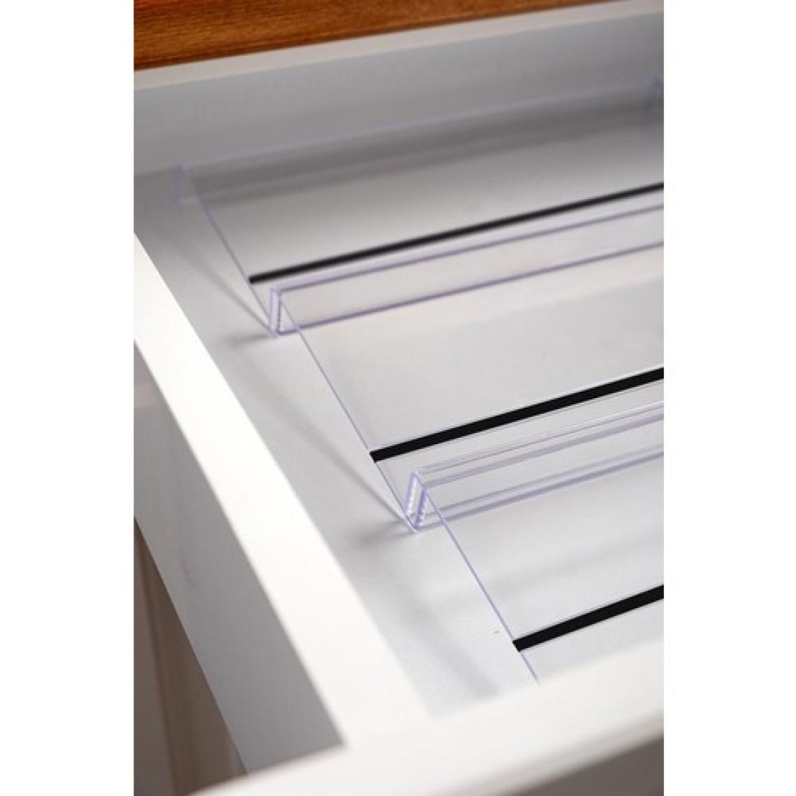 Mienda Home 6 Parça Pleksi-Şeffaf Baharatlık Standı Çekmece Içi Düzenleyici Organizer-Mhydkplx6