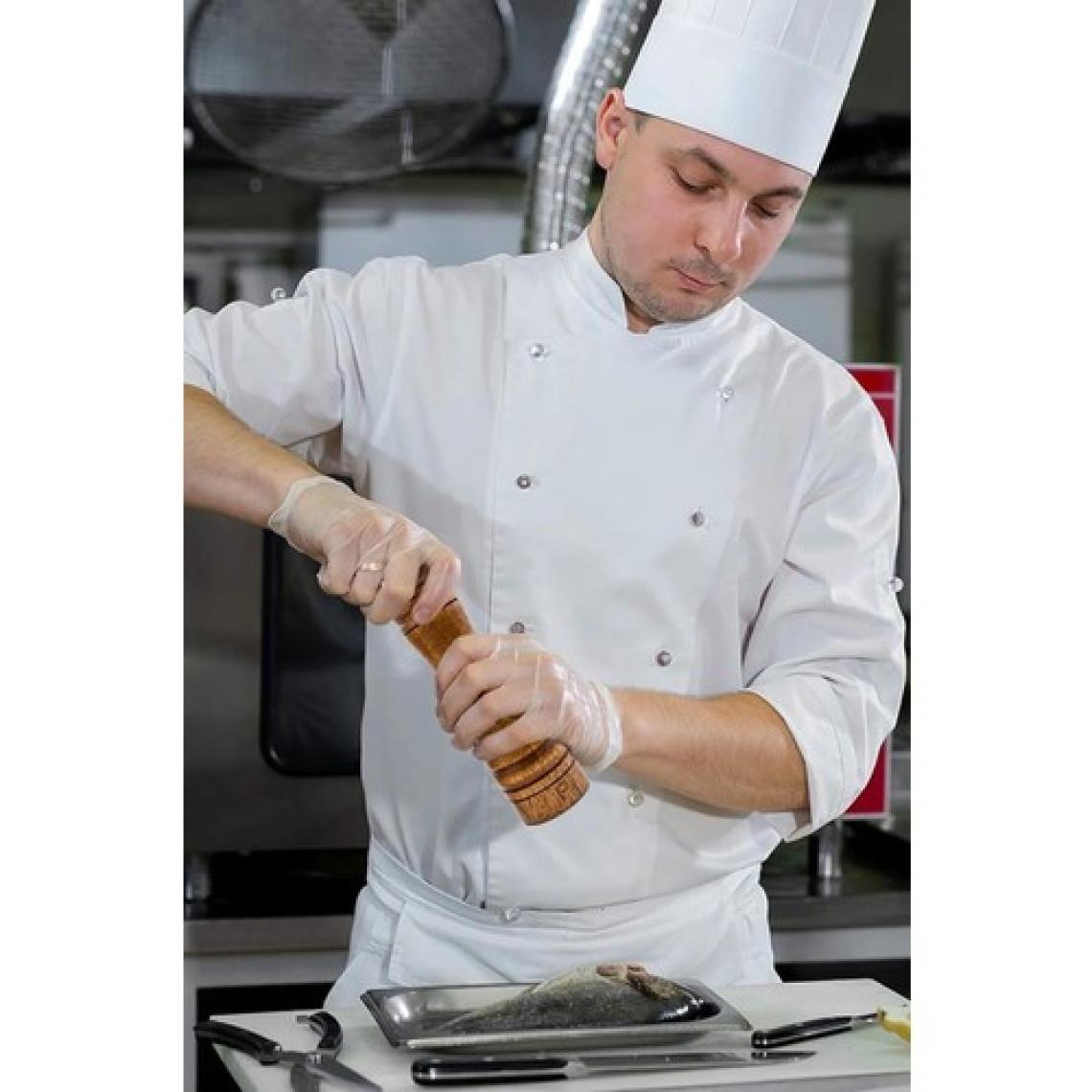 Bosile 2'li Set Masterchef Tuz Karabiber Değirmeni Baharat Öğütücü Ceviz Ahşapı 21 cm
