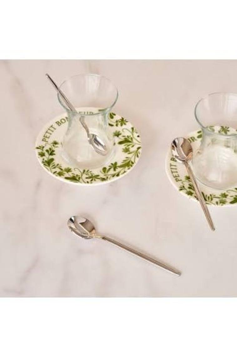 Bella Maison Siena 6'Lı Çay Kaşığı Seti Silver