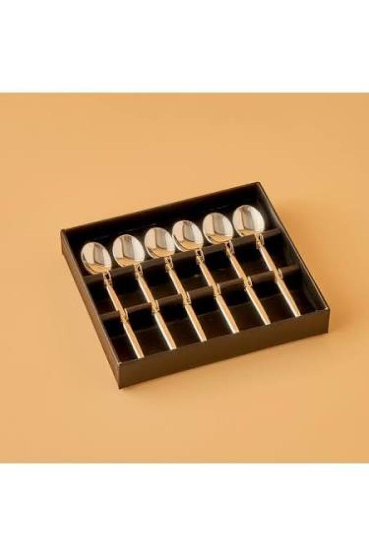 Bella Maison Siena 6'Lı Çay Kaşığı Seti Silver