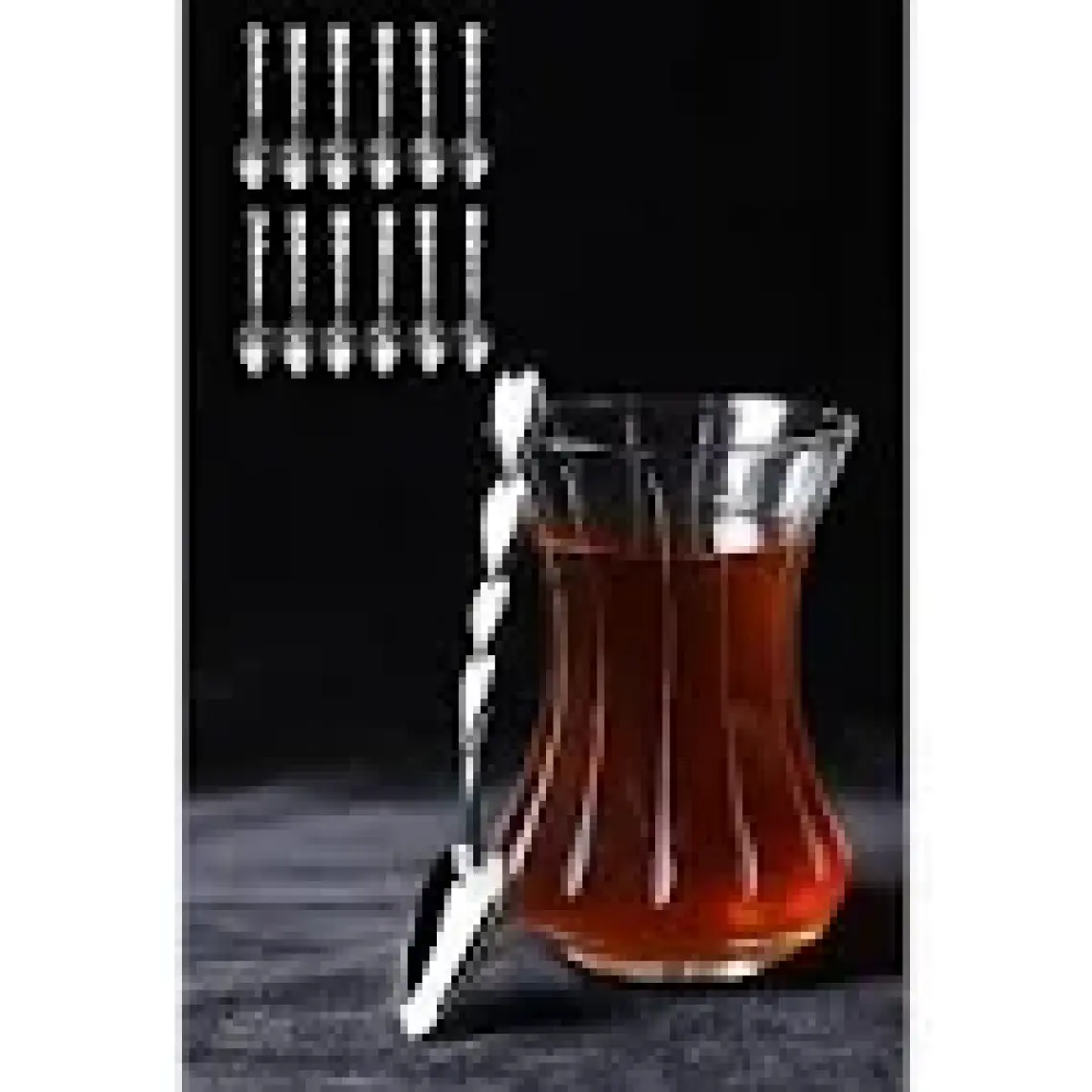 Doğuş Mutfak Elite Çay Kaşığı Kalpli 2'li 6 Adet