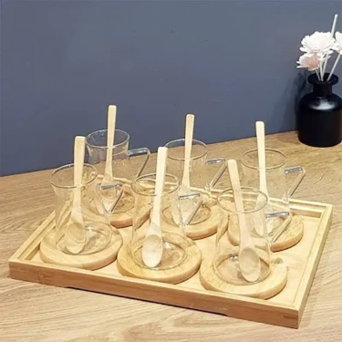 Balsa Ahşap Çay Kaşığı 6'lı