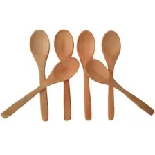 Balsa Ahşap Çay Kaşığı 6'lı