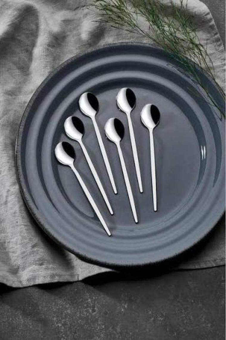 Onon Mokka Modern Görünümlü Çay Kaşık 6'lı 18/0