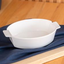 Bianco Perla Porselen Kayık Mini Fırın Kabı - 17.6 Cm