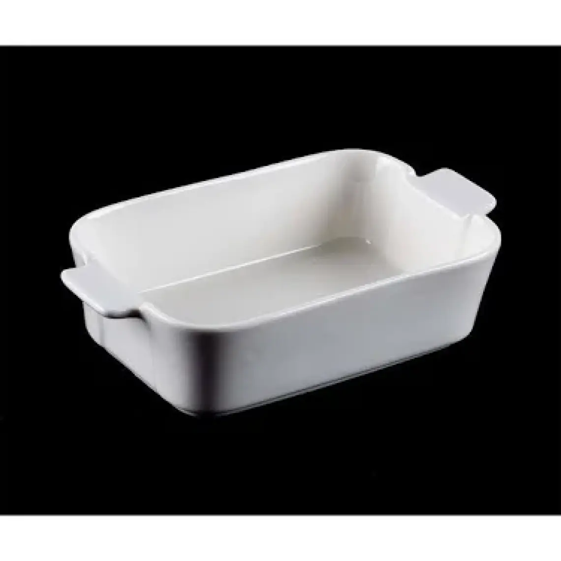 Bianco Perla Porselen Dikdörtgen Mini Fırın Kabı - 18.6 cm