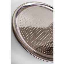 Evefix Paslanmaz Çelik Pizza Tepsisi,delikli Lahmacun ve Pizza Tavası,fırın Tepisisi (36 Cm)