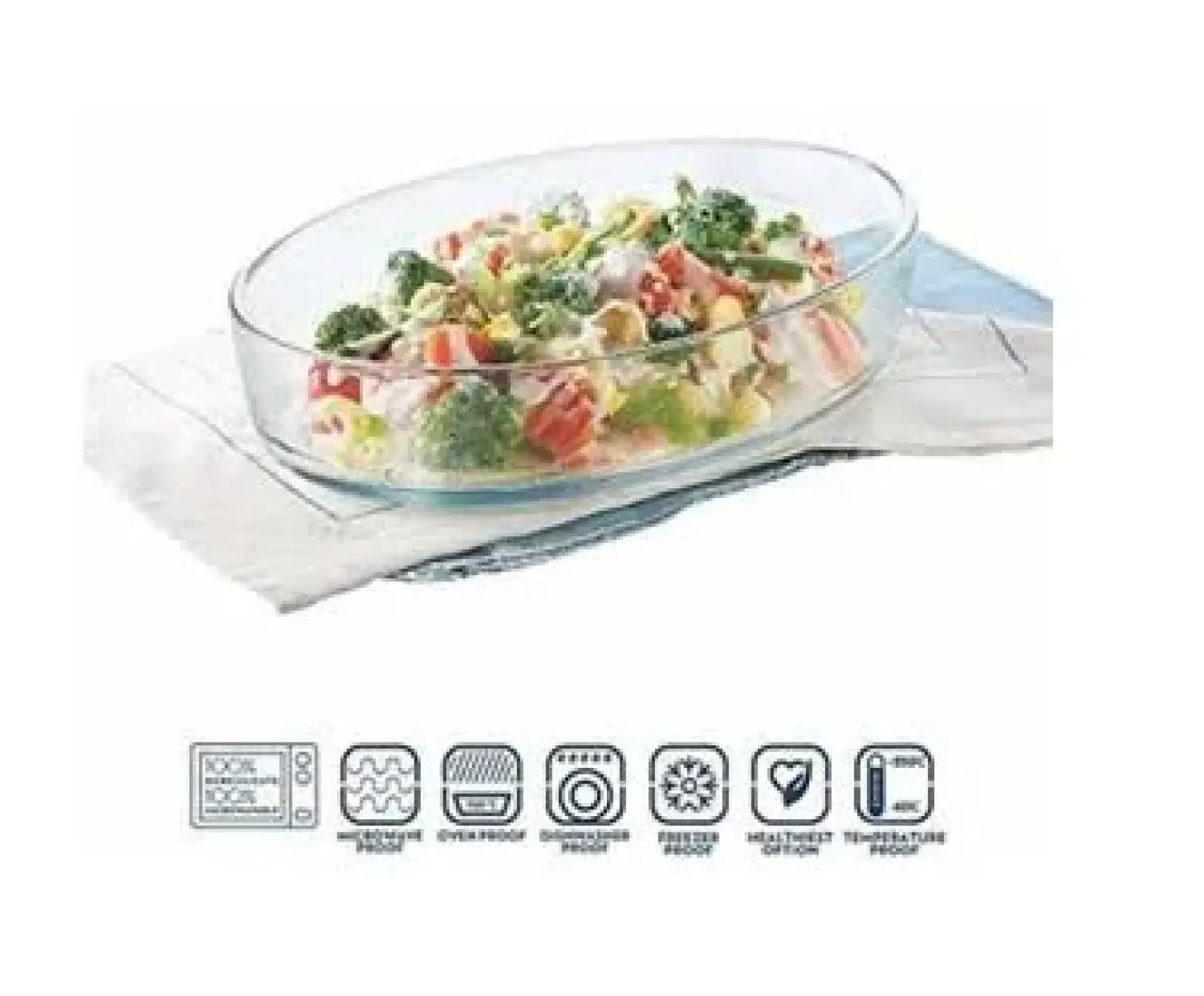 Paşabahçe Borcam Oval Tepsi-59084