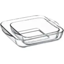 Paşabahçe Borcam Kare Tepsi Set 2'li 159028
