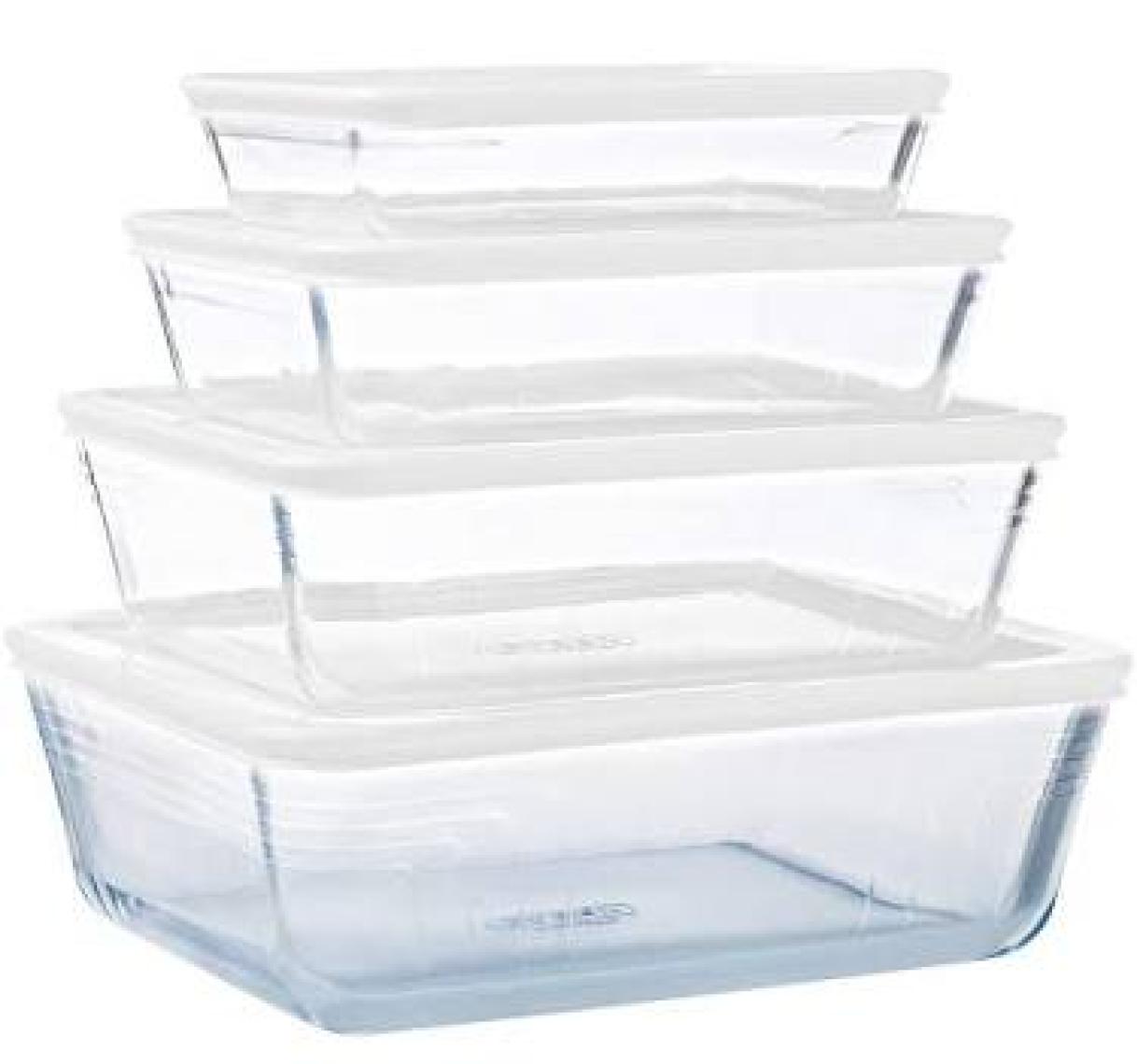 Pyrex 244P000/7043 Kapaklı Dikdörtgen Saklama Kabı 4L