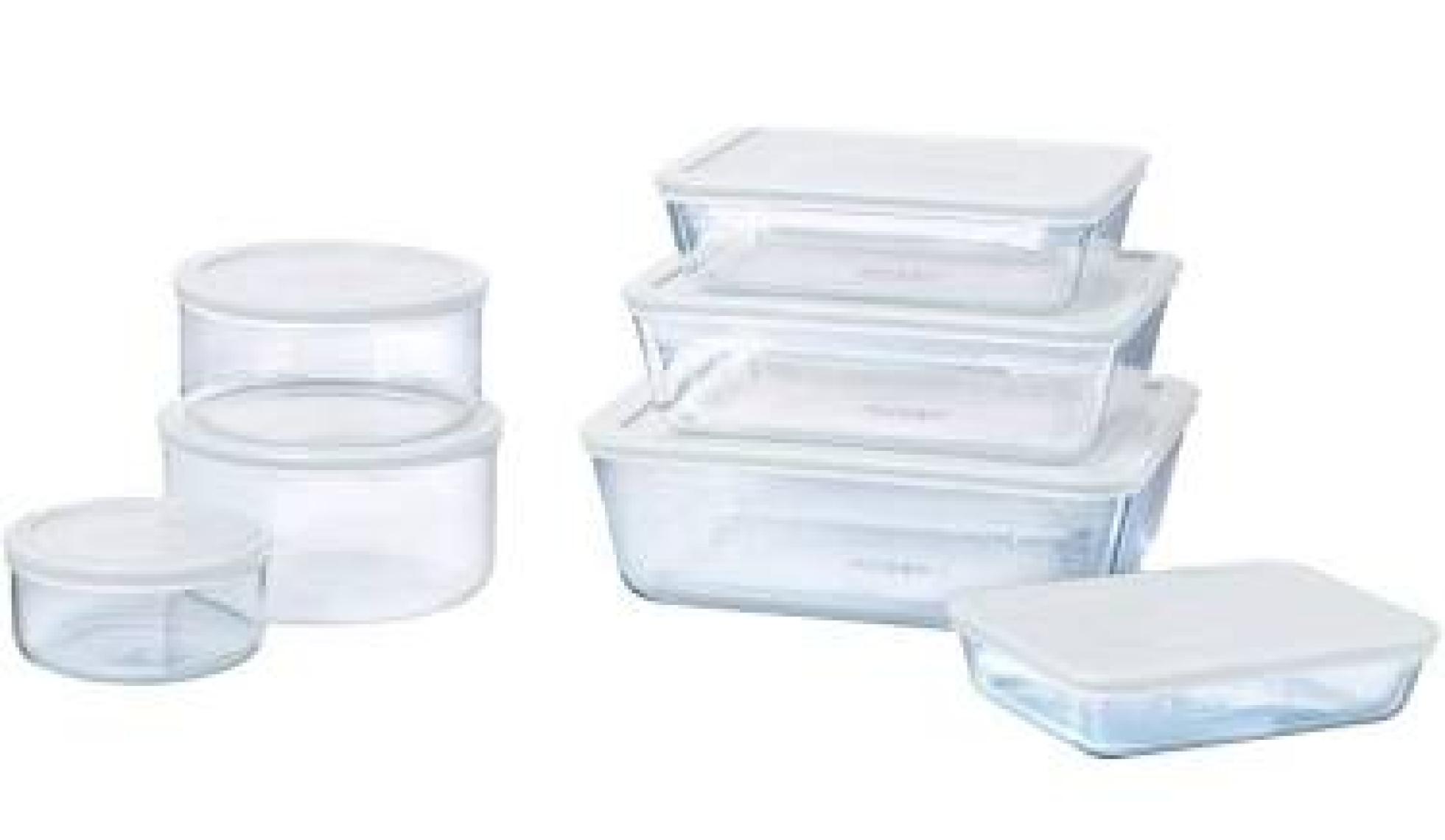 Pyrex 244P000/7043 Kapaklı Dikdörtgen Saklama Kabı 4L