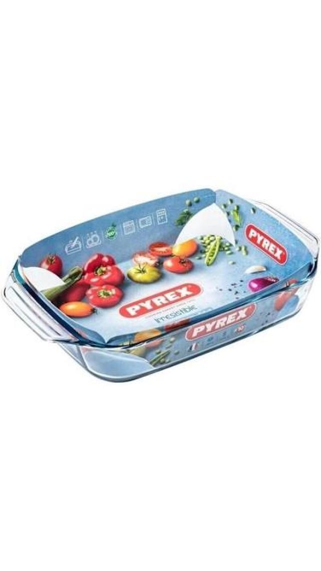 Pyrex Borosilikat Dikdörtgen Fırın Kabı 3.8 Lt 39x25 Cm