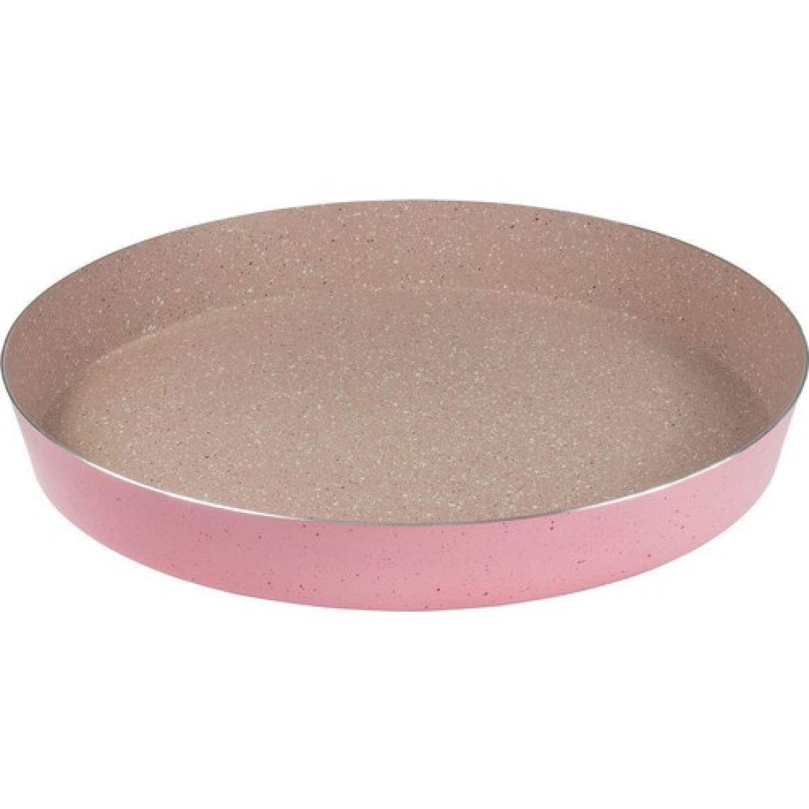 Polo Shef Granit Fırın Tepsi 38 Cm - Pembe