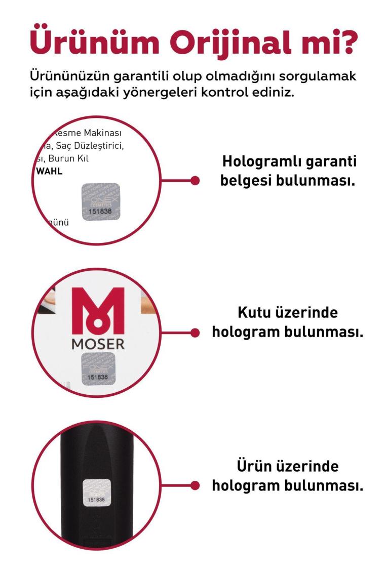 1591-0062 Chromini Pro Şarjlı Tıraş Saç Sakal Kesme Makinesi