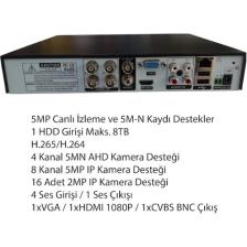 Heromaster 4 Kanal Xmeye Ahd Kamera Kayıt Cihazı Xvr