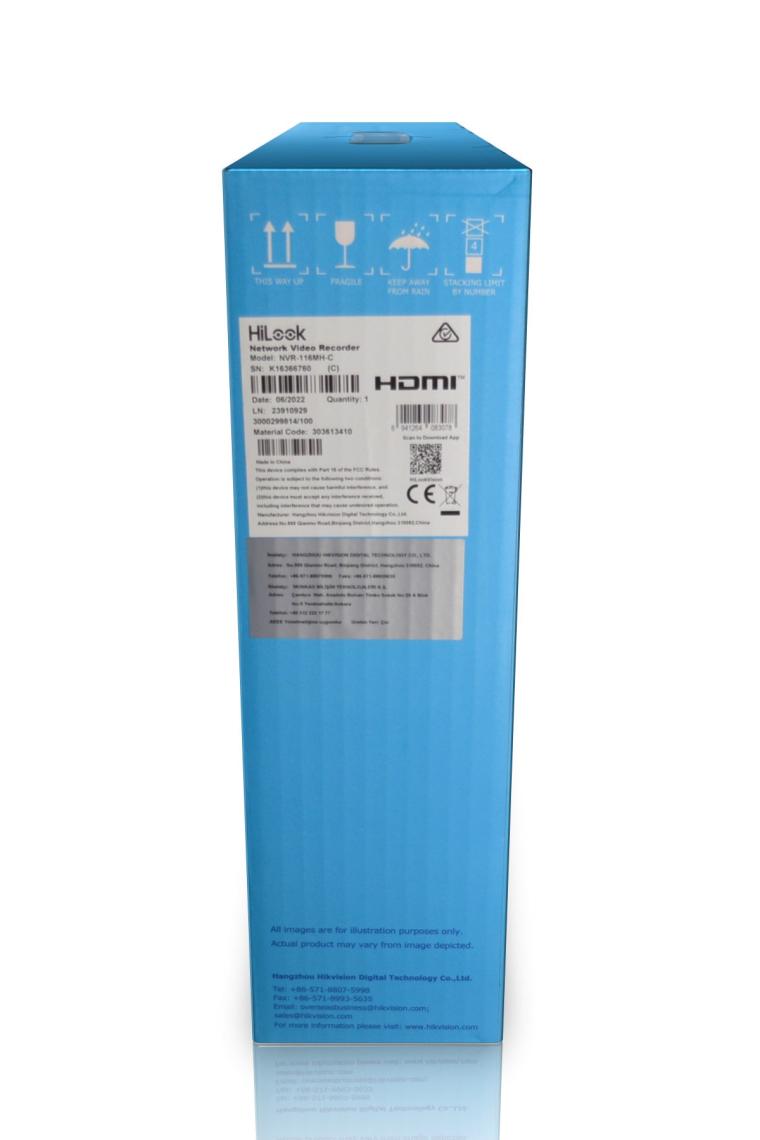 Hilook NVR-116MH-C 16 Kanal  NVR Kayıt Cihazı