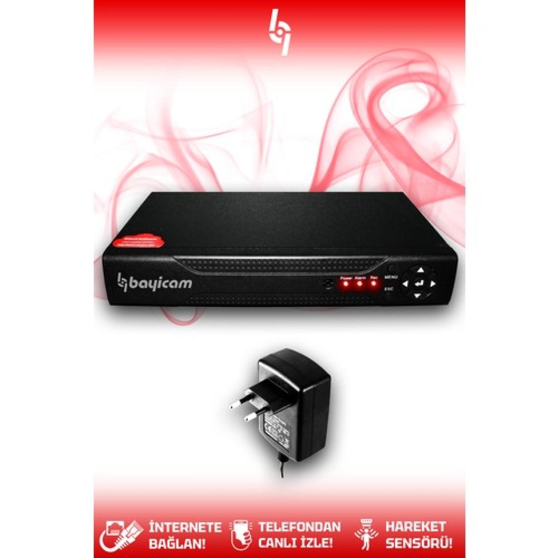 Bayicam 4 Kanal AHD DVR Xmeye Hibrit Kayıt Cihazı