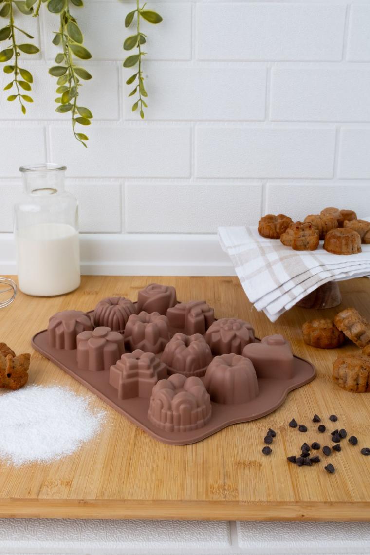 12'li Karma Desen Kek ve Kurabiye Kalıbı Sl04