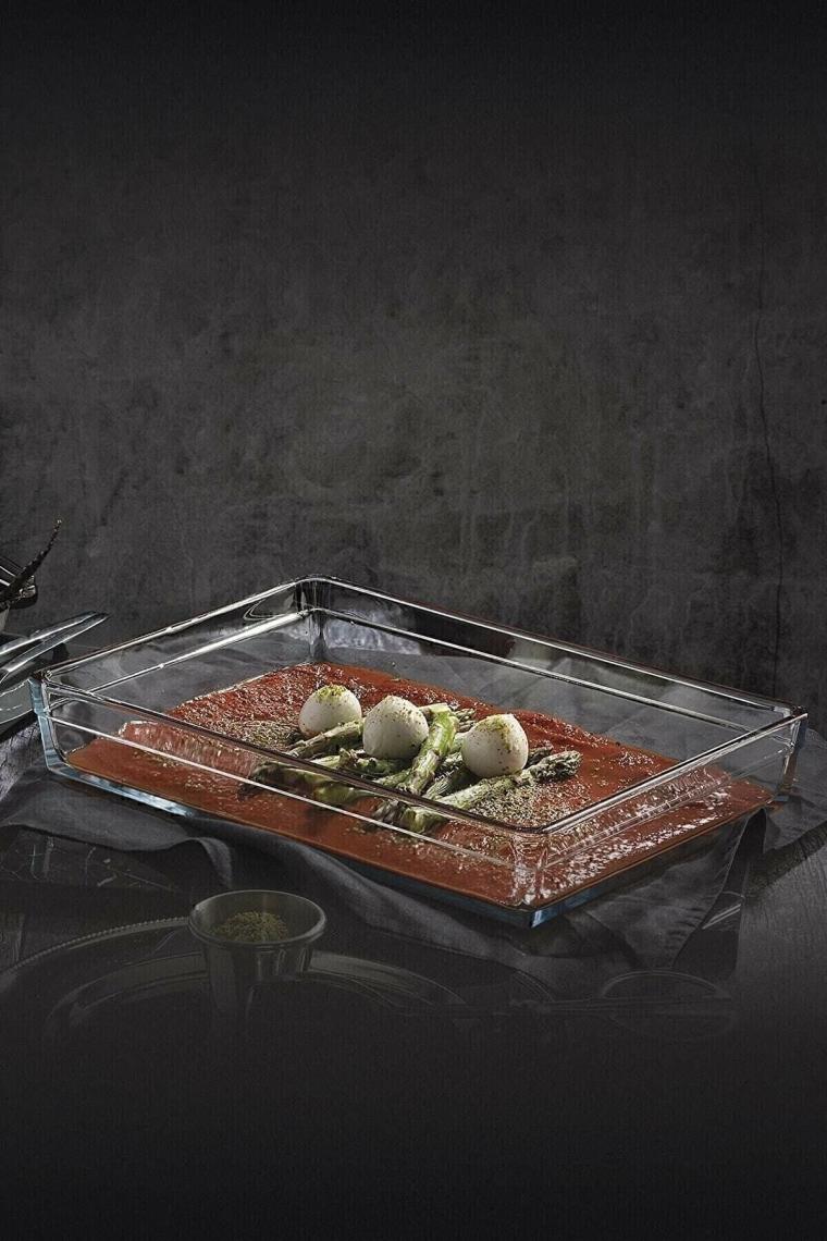 Paşabahçe Premium Borcam Seti - 2 Li Dikdörtgen Borcam Takımı Özel Seri