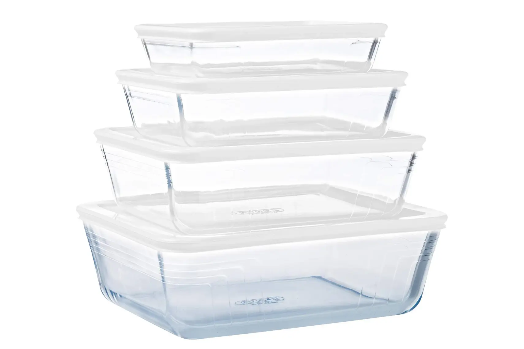 Pyrex 243P000/7046 Kapaklı Dikdörtgen Saklama Kabı 2,6L