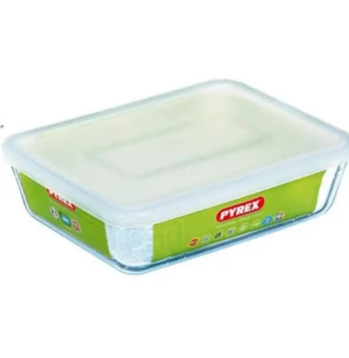 Pyrex Dikdörtgen Kapaklı Saklama Kabı 1.6 L