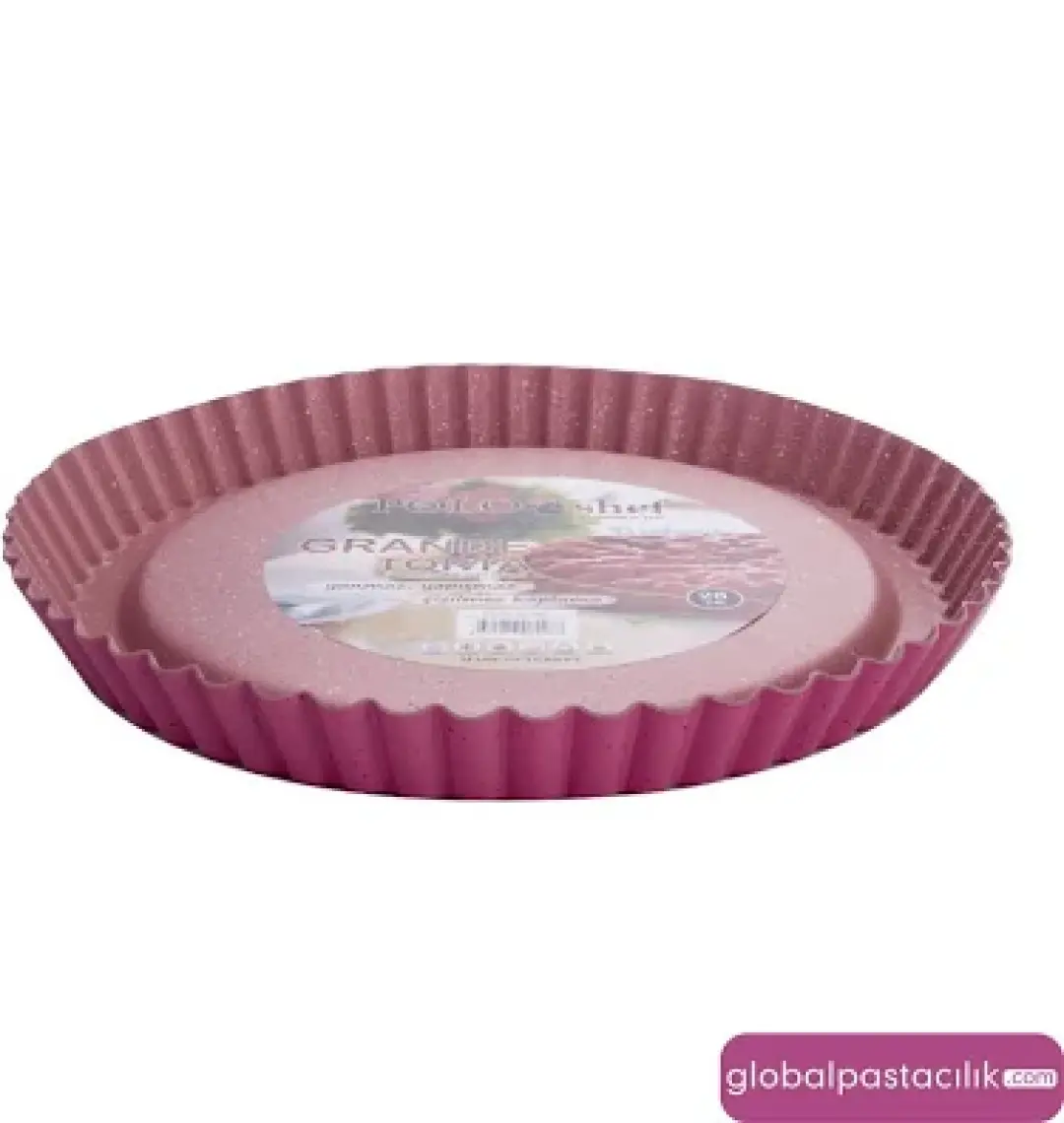 Polo Shef Granit Turta Kalıbı 28 Cm. - Pembe