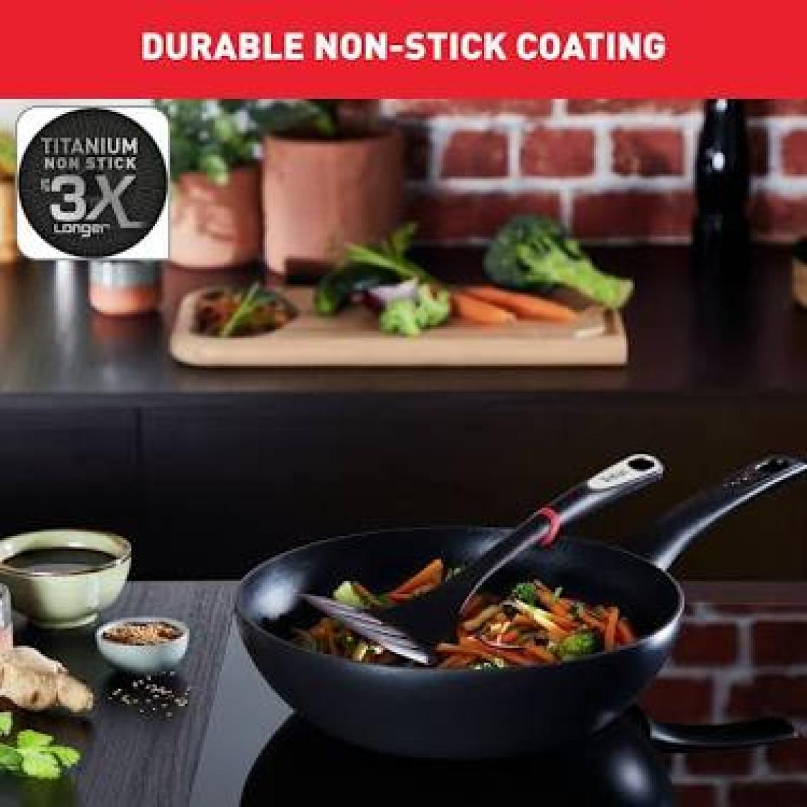 Tefal G26019 Titanyum 3X UltimateOne 28 Cm Wok Tava - 2100116323