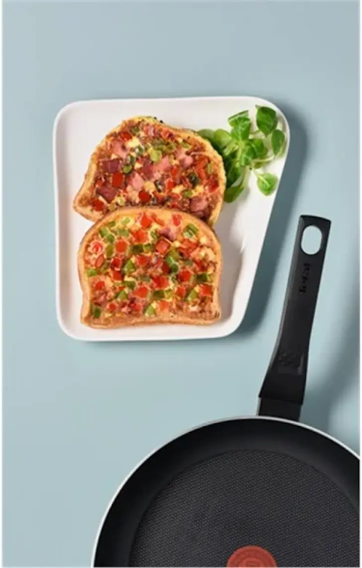 Tefal B55506 Titanyum 1X Extra Cook & Clean Tava 28 cm - 2100118957