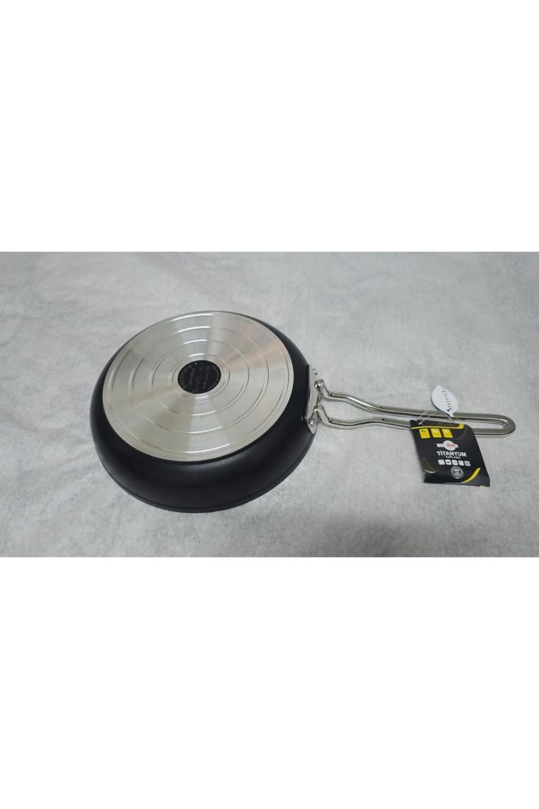Saflon 5622 Titanium 22 cm 1.50 Lt Tek Kulp Tava