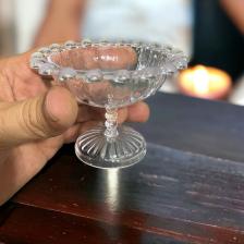 6 Adet Boncuklu Mika Akrilik Lokumluk Şık Kahve Yanı Sunum Çikolata Lokum Kasesi Şekerlik Sunumluk