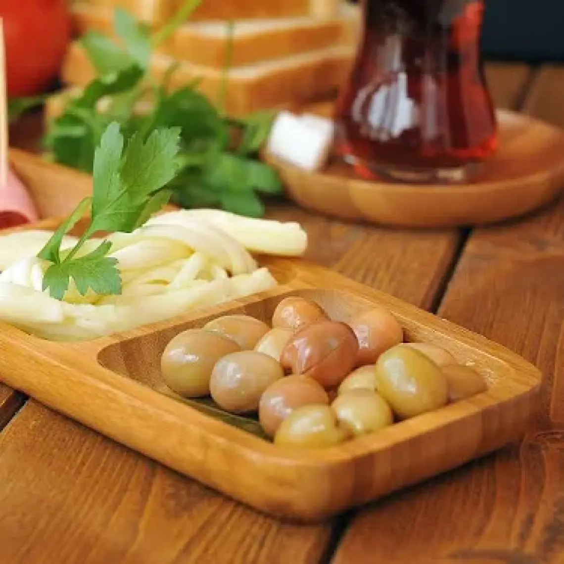 Bambum Ganberi 3'lü Bambu Sosluk Seti – Şık ve Dayanıklı Sunum Kapları, Mutfak ve Sofra Kullanımı İçin