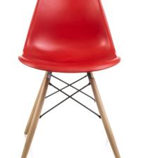 Dorcia Home Kırmızı Eames Sandalye  2 Adet  Cafe Balkon Mutfak Sandalyesi