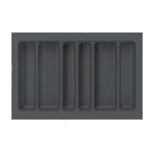 75x49 Cm. 6 Bölmeli Gri Çekmece İçi Düzenleyici Kepçelik (70*40 CM'E KADAR KESİLR) Ücretsiz Kesim