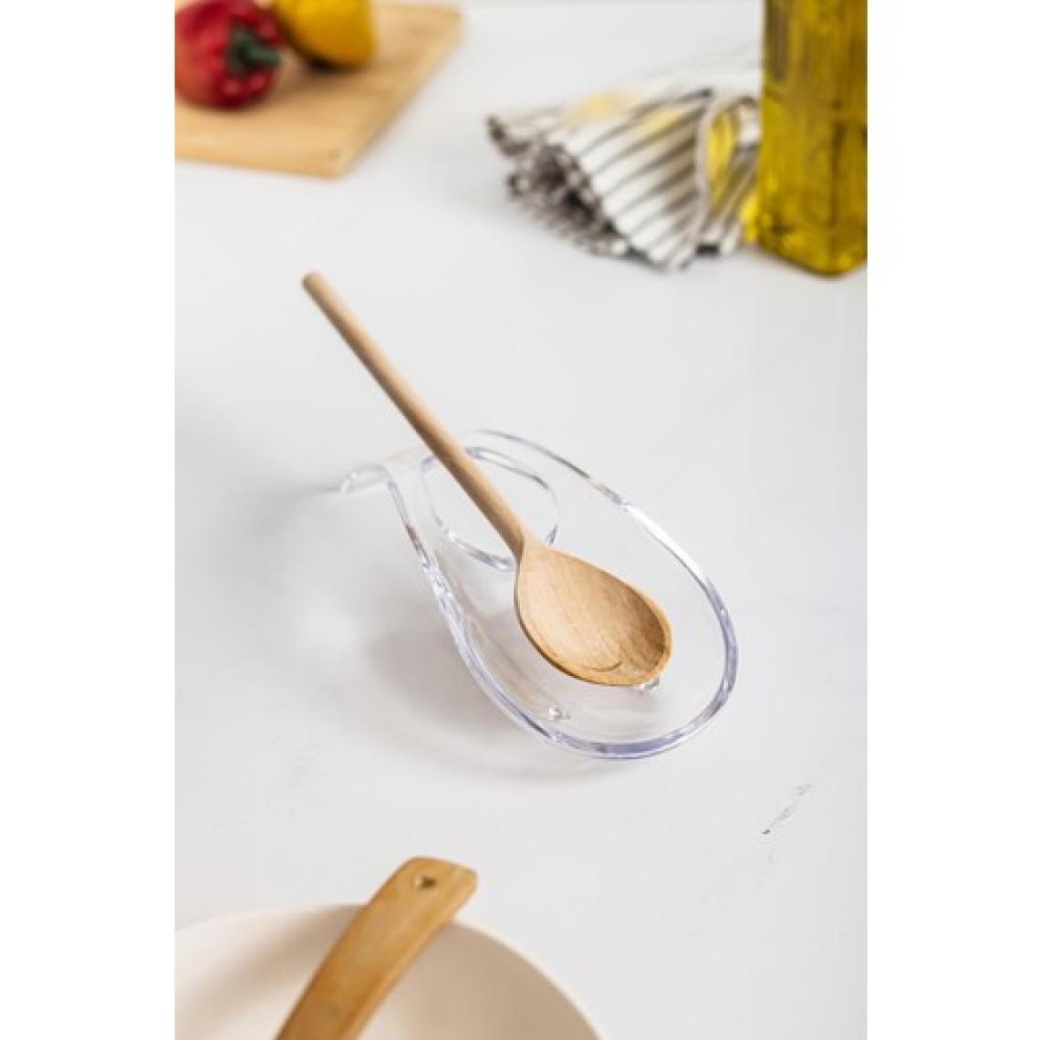 EW's Kitchenware Akrilik Şeffaf Tezgah Üstü Kirli Kaşıklık & Kepçe Altlığı