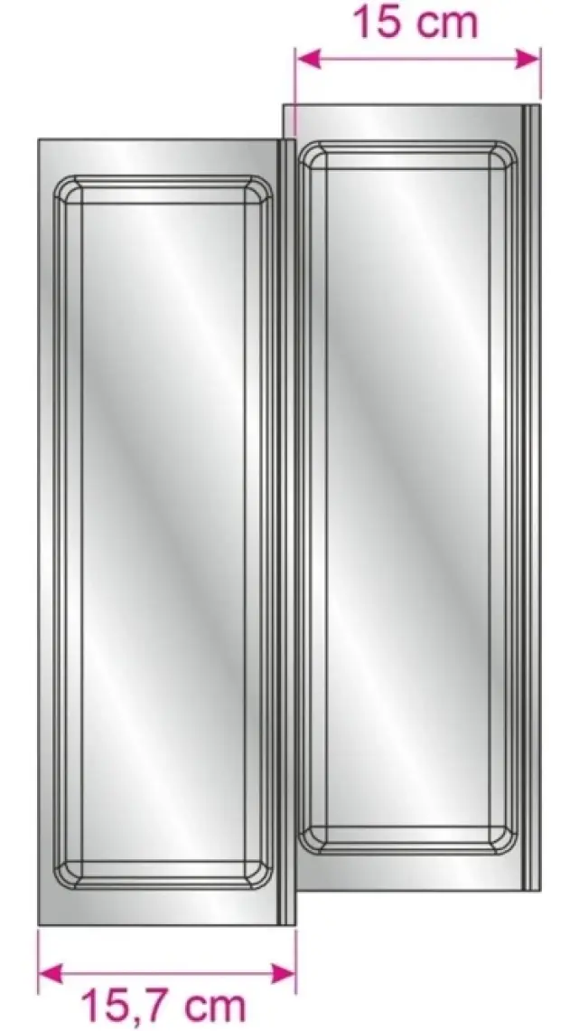 Mutfak Çekmece Içi Tek Bölmeli Kaşıklık 16cm X 48cm
