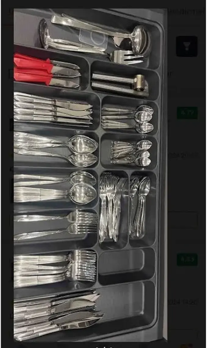 85x49 Kaşıklık Ve Kepçelik 2'li Set 80x40 cm'e kadar kesilebilir. (ÜCRETSİZ KESİM)