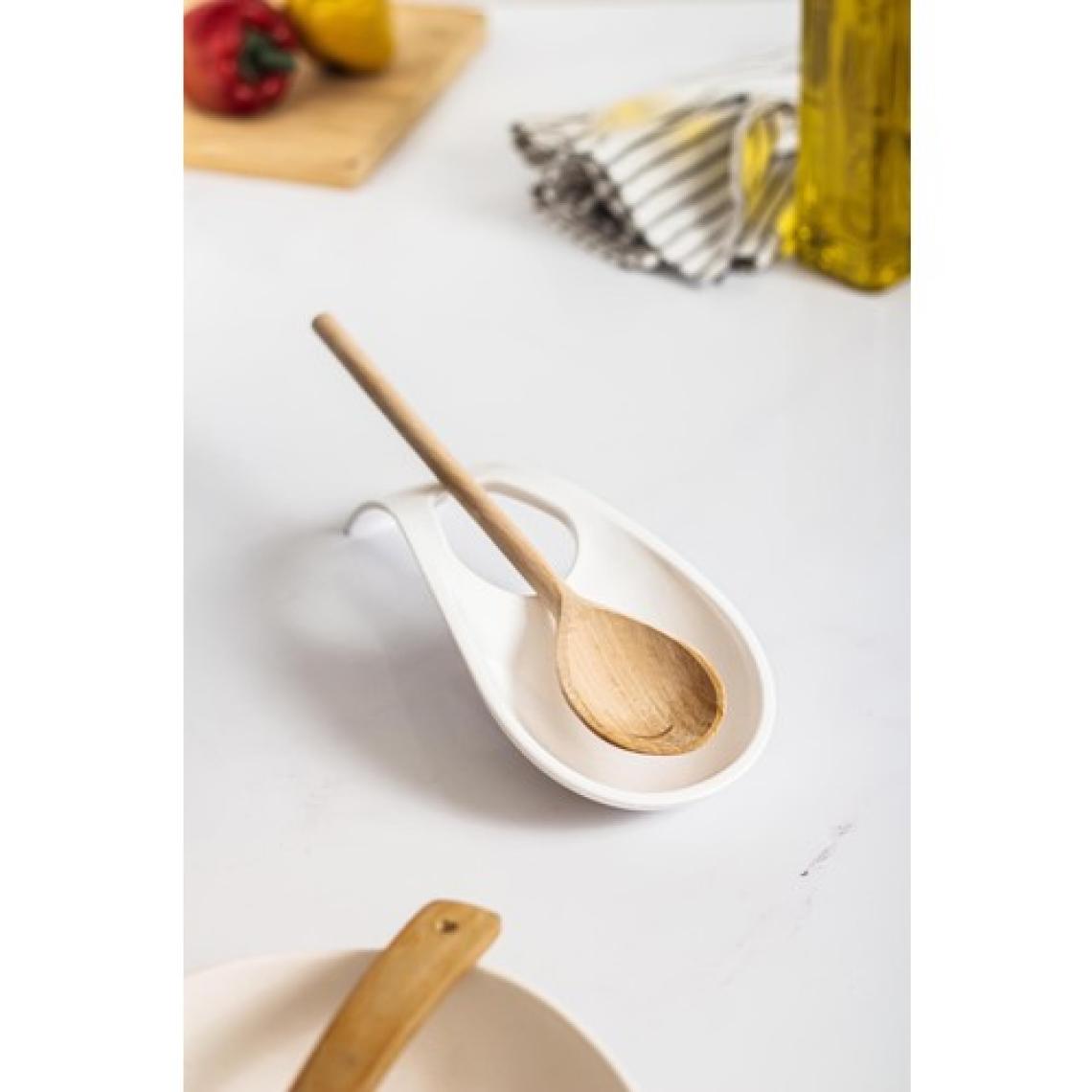 EW's Kitchenware Akrilik Beyaz Tezgah Üstü Kirli Kaşıklık & Kepçe Altlığı