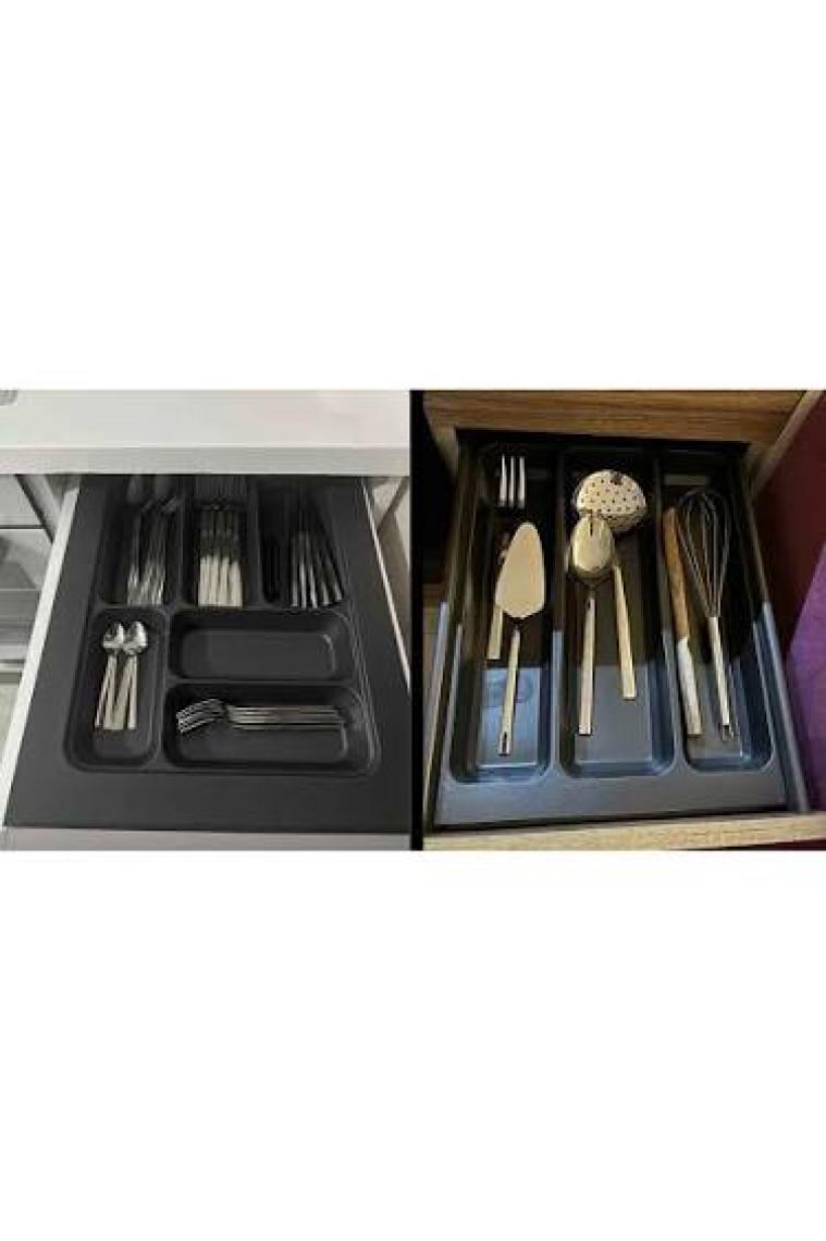 ALMITAL 37x49 Cm. Antrasit Kaşıklık Ve Kepçelik 2'li Set (32x40 cm'e kadar kesilebilir)